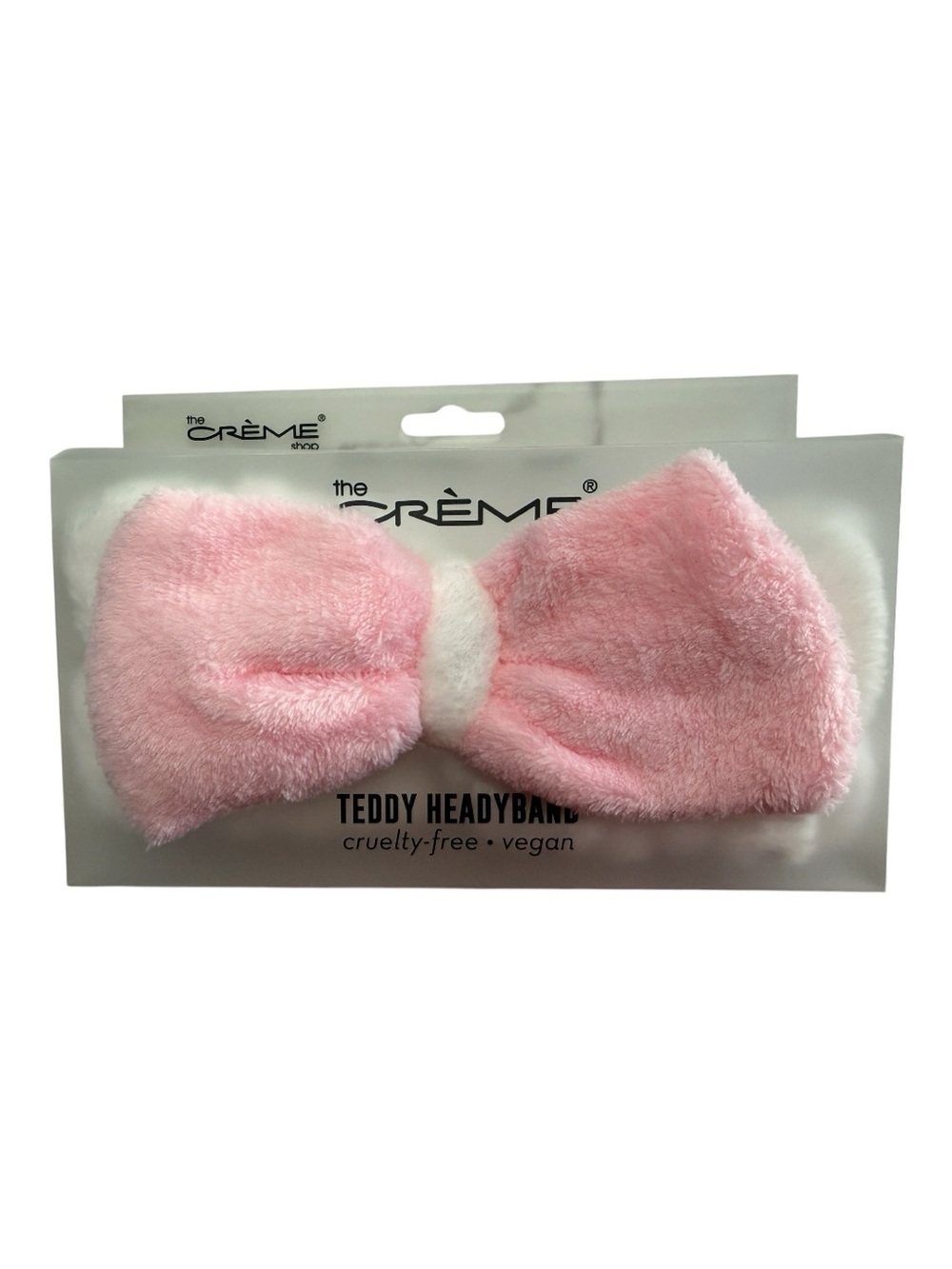 The Crème Pink Teddy Headband